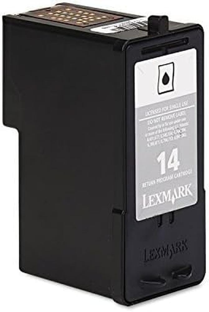 Lexmark No 14 Black Return Prog Print Cartridge